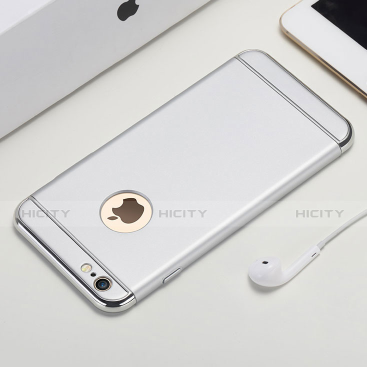 Apple iPhone 6S用ケース 高級感 手触り良い アルミメタル 製の金属製 A01 アップル シルバー