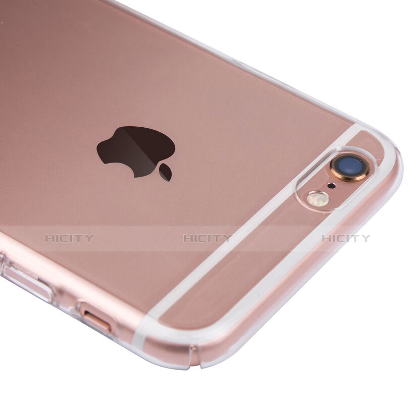 Apple iPhone 6S Plus用極薄ソフトケース グラデーション 勾配色 クリア透明 Z01 アップル グレー