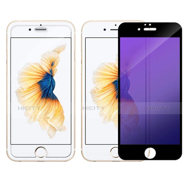 Apple iPhone 6S Plus用強化ガラス フル液晶保護フィルム F05 アップル ブラック