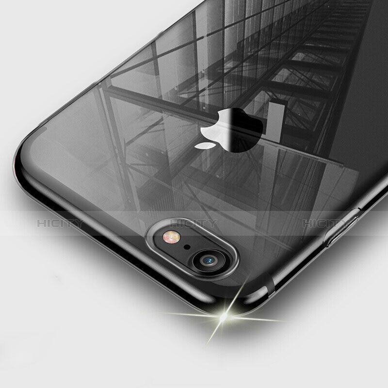 Apple iPhone 7用極薄ソフトケース シリコンケース 耐衝撃 全面保護 クリア透明 H02 アップル クリア