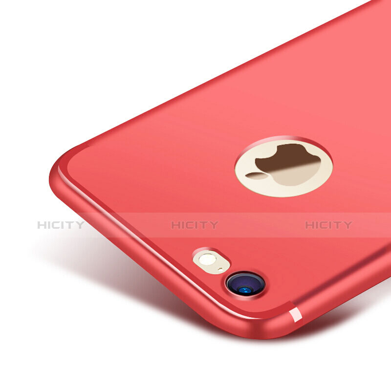 Apple iPhone 7用極薄ソフトケース シリコンケース 耐衝撃 全面保護 S07 アップル レッド
