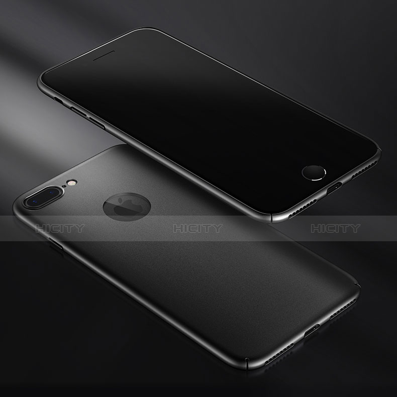 Apple iPhone 7 Plus用ハードケース プラスチック 質感もマット M06 アップル ブラック