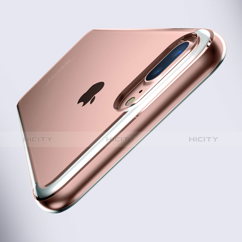 Apple iPhone 7 Plus用極薄ソフトケース シリコンケース 耐衝撃 全面保護 クリア透明 H10 アップル クリア