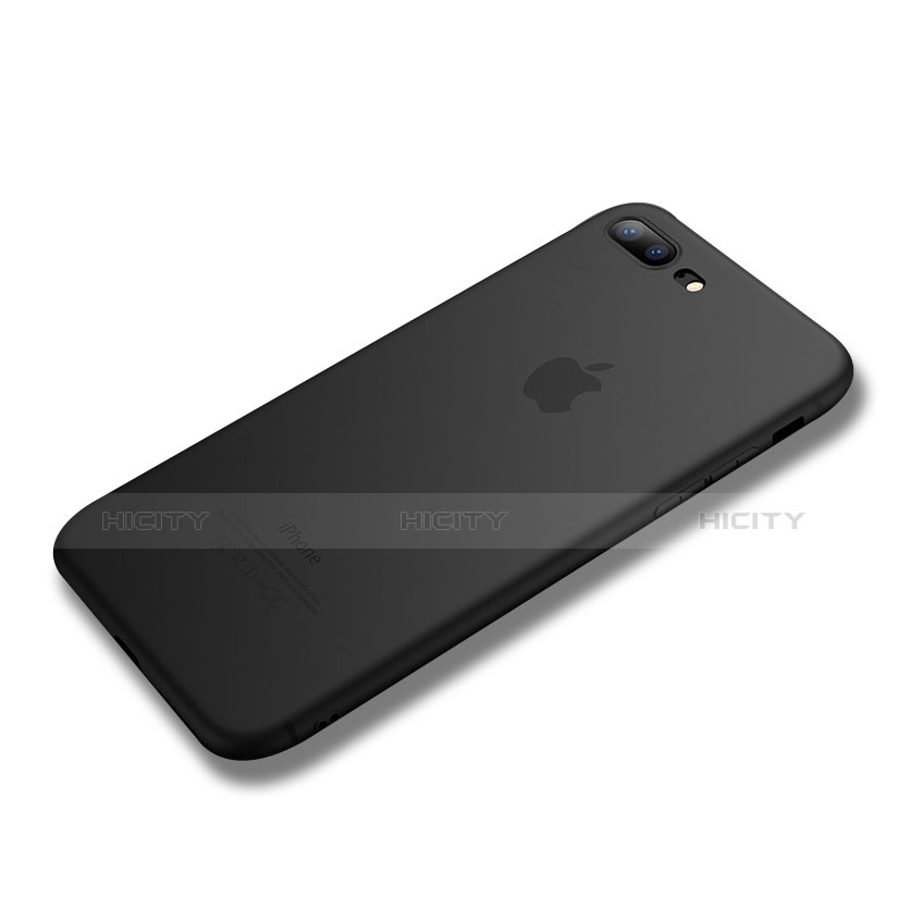 Apple iPhone 7 Plus用極薄ソフトケース シリコンケース 耐衝撃 全面保護 Z03 アップル ブラック