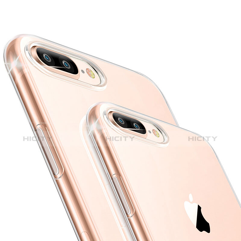 Apple iPhone 7 Plus用極薄ソフトケース シリコンケース 耐衝撃 全面保護 クリア透明 T03 アップル クリア