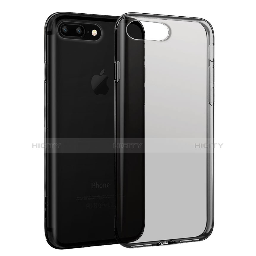 Apple iPhone 7 Plus用極薄ソフトケース シリコンケース 耐衝撃 全面保護 クリア透明 T16 アップル クリア