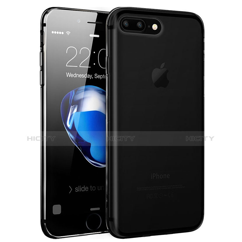 Apple iPhone 7 Plus用極薄ソフトケース シリコンケース 耐衝撃 全面保護 クリア透明 T16 アップル クリア