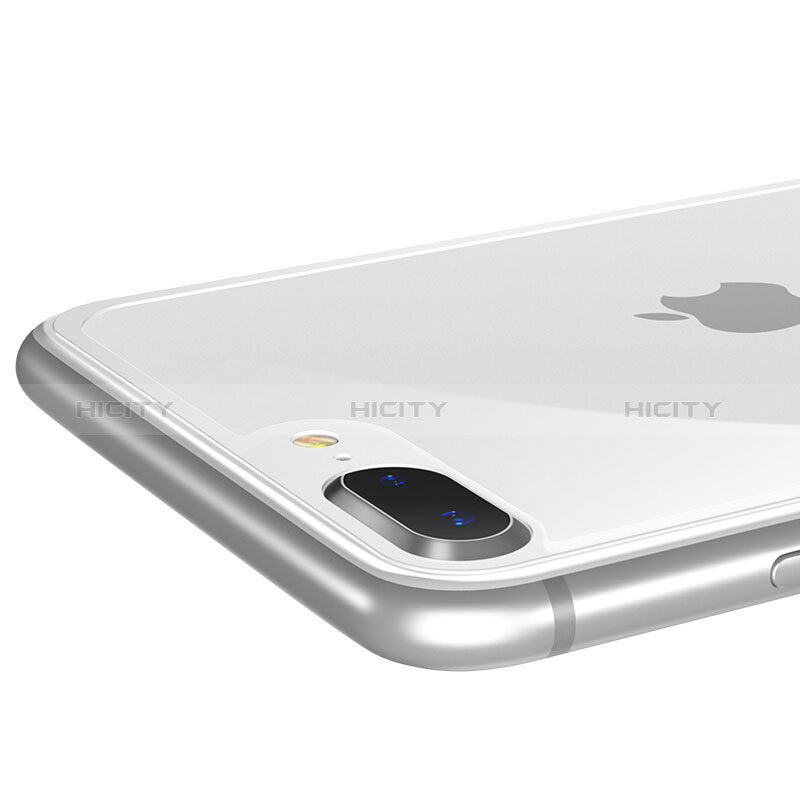 Apple iPhone 8 Plus用強化ガラス 背面保護フィルム D01 アップル ホワイト