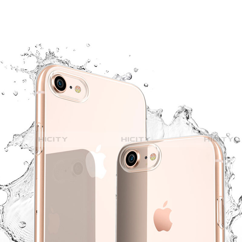 Apple iPhone SE (2020)用極薄ソフトケース シリコンケース 耐衝撃 全面保護 クリア透明 アップル クリア