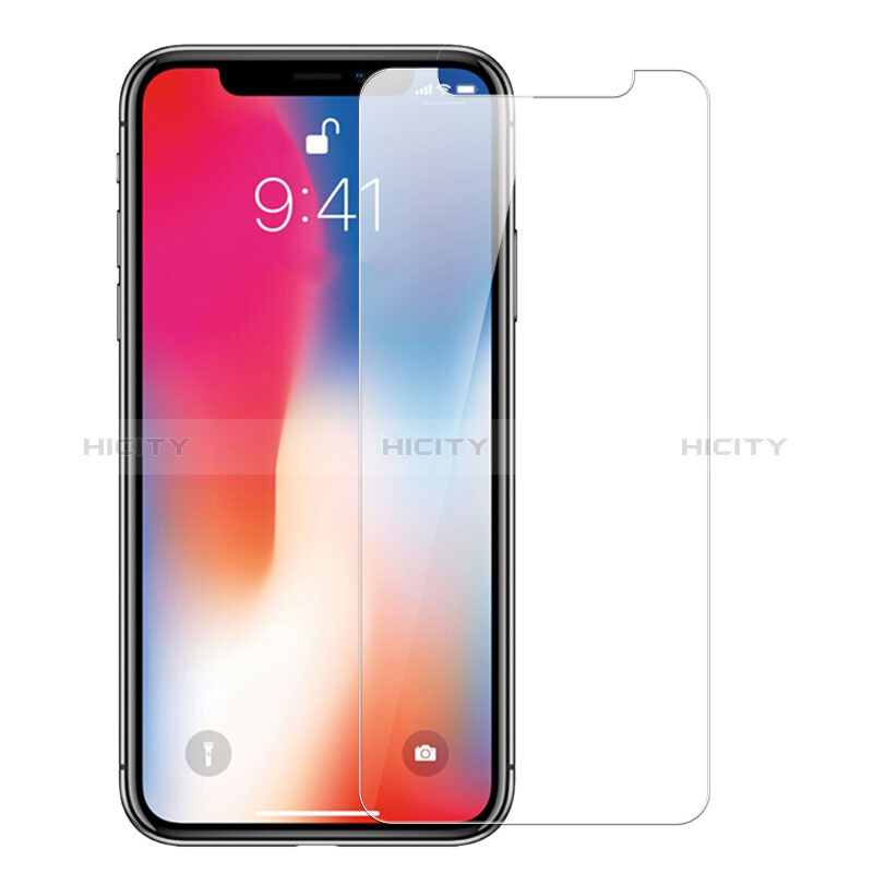 Apple iPhone X用強化ガラス 液晶保護フィルム T18 アップル クリア