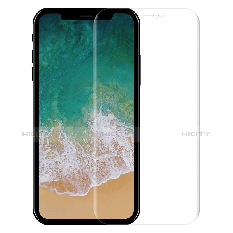 Apple iPhone X用強化ガラス 液晶保護フィルム F13 アップル クリア