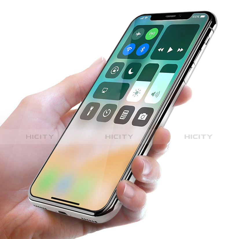 Apple iPhone X用強化ガラス 液晶保護フィルム T02 アップル クリア