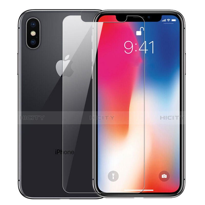 Apple iPhone Xs用強化ガラス 液晶保護フィルム T18 アップル クリア