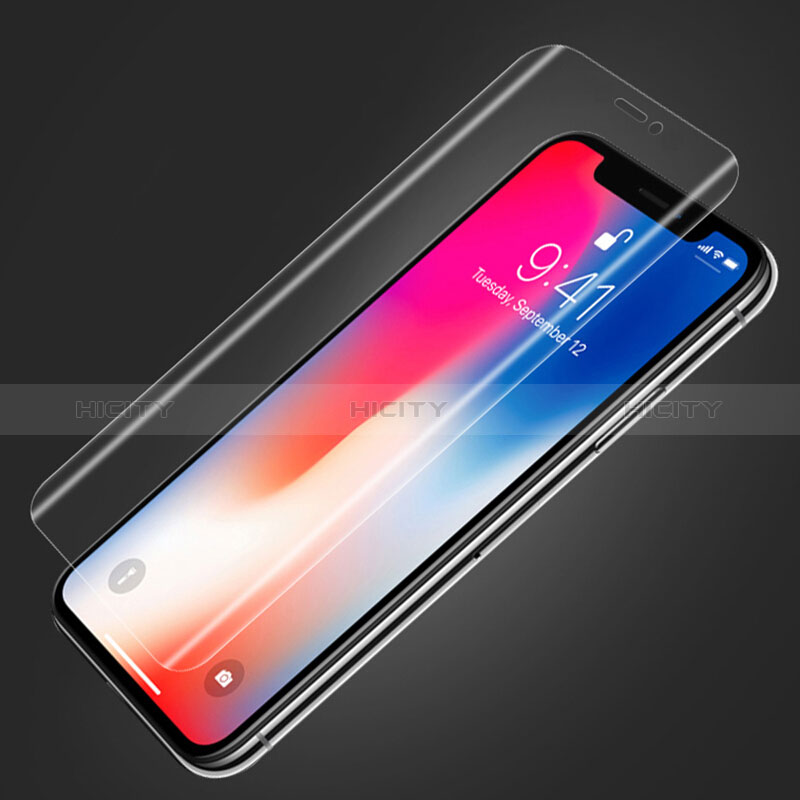 Apple iPhone Xs用強化ガラス 液晶保護フィルム T11 アップル クリア