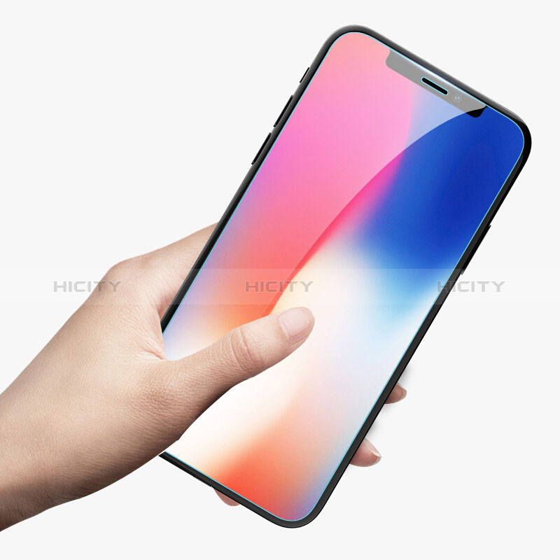 Apple iPhone Xs用強化ガラス 液晶保護フィルム T09 アップル クリア