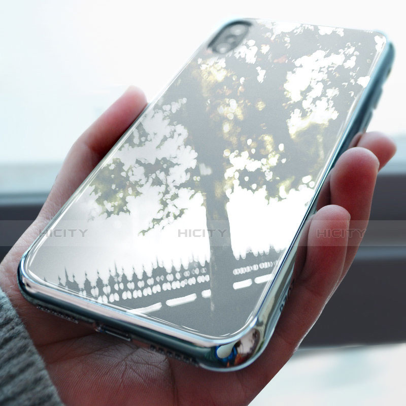 Apple iPhone Xs Max用極薄ソフトケース シリコンケース 耐衝撃 全面保護 クリア透明 C02 アップル クリア