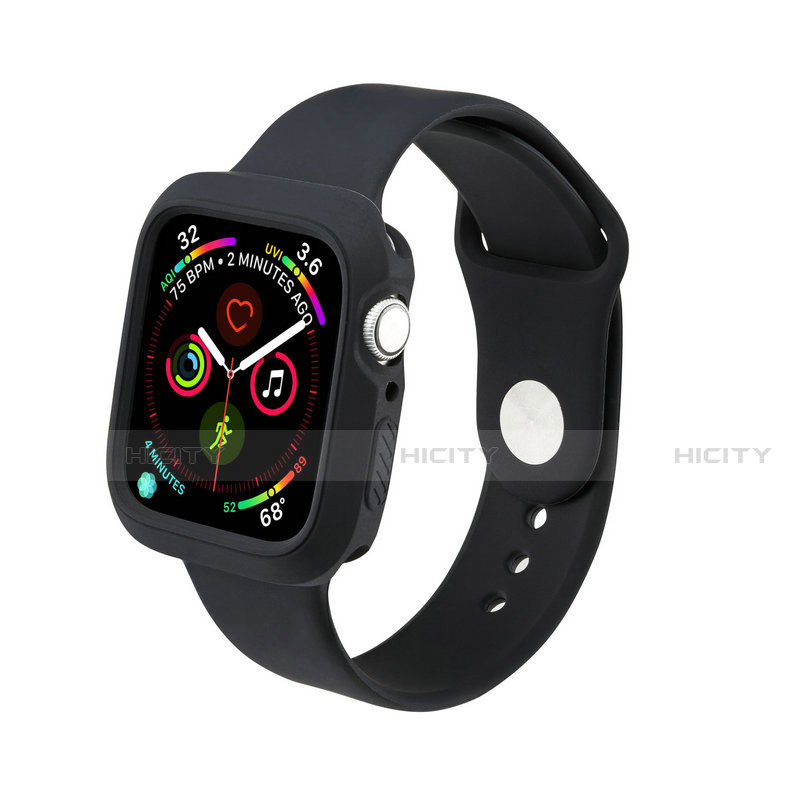 Apple iWatch 5 44mm用360度 フルカバー極薄ソフトケース シリコンケース 耐衝撃 全面保護 バンパー アップル 