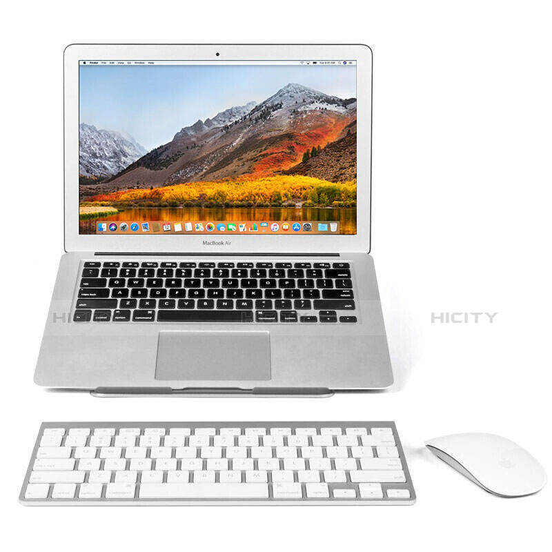 Apple MacBook Air 13 インチ用ノートブックホルダー ラップトップスタンド S04 アップル シルバー