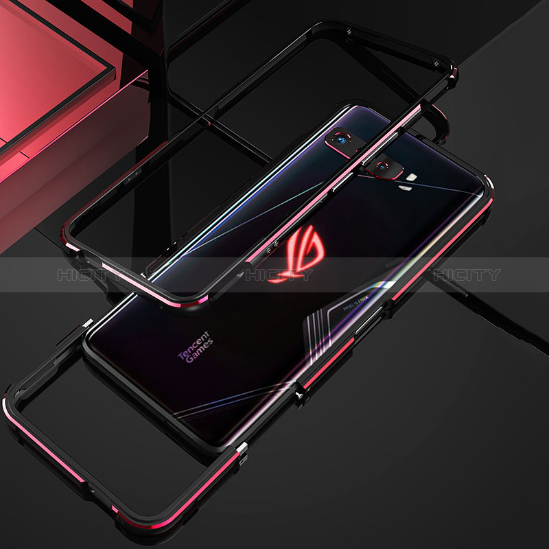 Asus ROG Phone 3用ケース 高級感 手触り良い アルミメタル 製の金属製 バンパー カバー Asus 