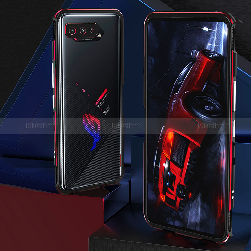 Asus ROG Phone 5 Ultimate用ケース 高級感 手触り良い アルミメタル 製の金属製 バンパー カバー JZ1 Asus 