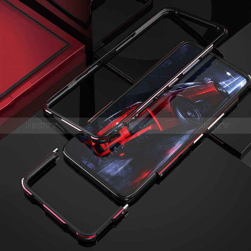 Asus ROG Phone 5 Ultimate用ケース 高級感 手触り良い アルミメタル 製の金属製 バンパー カバー JZ1 Asus 