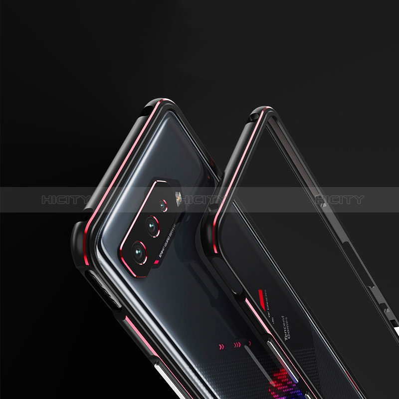 Asus ROG Phone 5 Ultimate用ケース 高級感 手触り良い アルミメタル 製の金属製 バンパー カバー Asus 