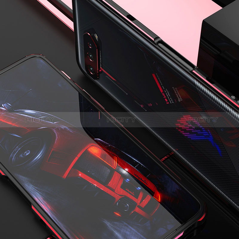 Asus ROG Phone 5 ZS673KS用ケース 高級感 手触り良い アルミメタル 製の金属製 バンパー カバー JZ1 Asus 