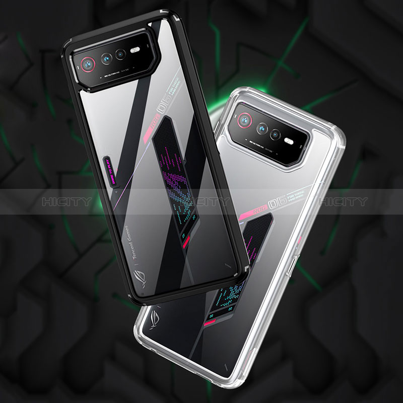 Asus ROG Phone 6用360度 フルカバー ハイブリットバンパーケース 透明 プラスチック カバー ZJ5 Asus 