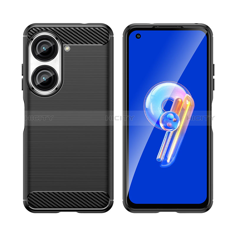 Asus Zenfone 9用シリコンケース ソフトタッチラバー ライン カバー Asus 