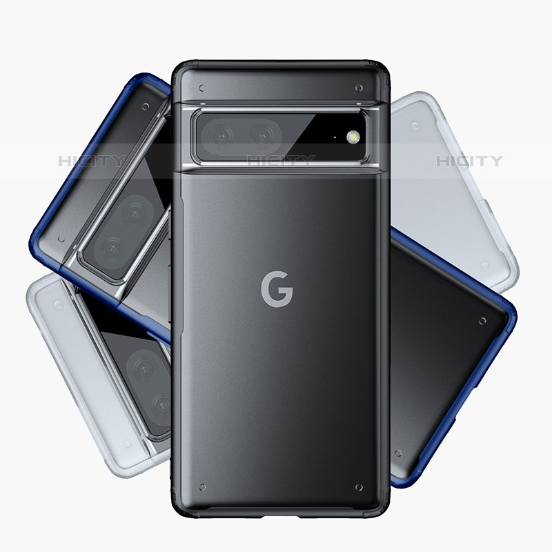 Google Pixel 7 5G用ハイブリットバンパーケース クリア透明 プラスチック カバー WL1 グーグル 