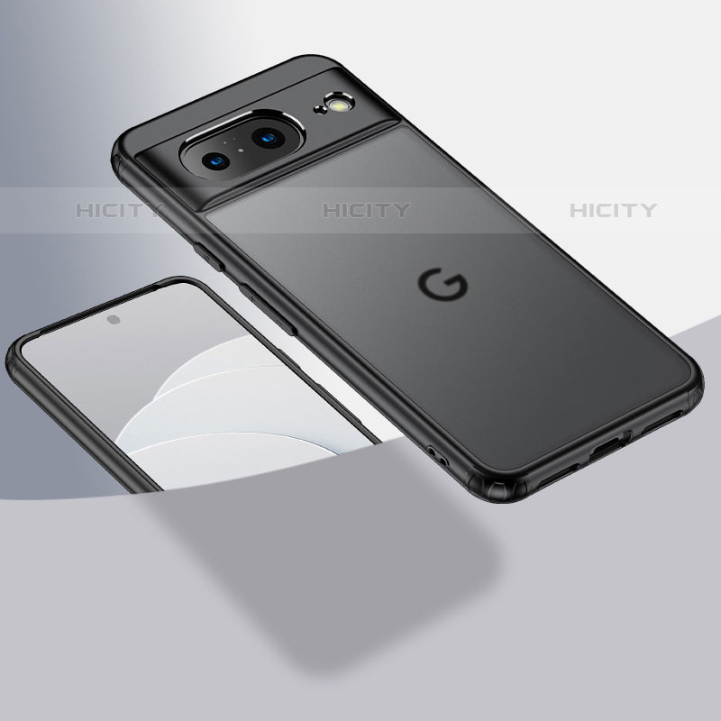 Google Pixel 8 5G用ハイブリットバンパーケース 透明 プラスチック カバー W01L グーグル 