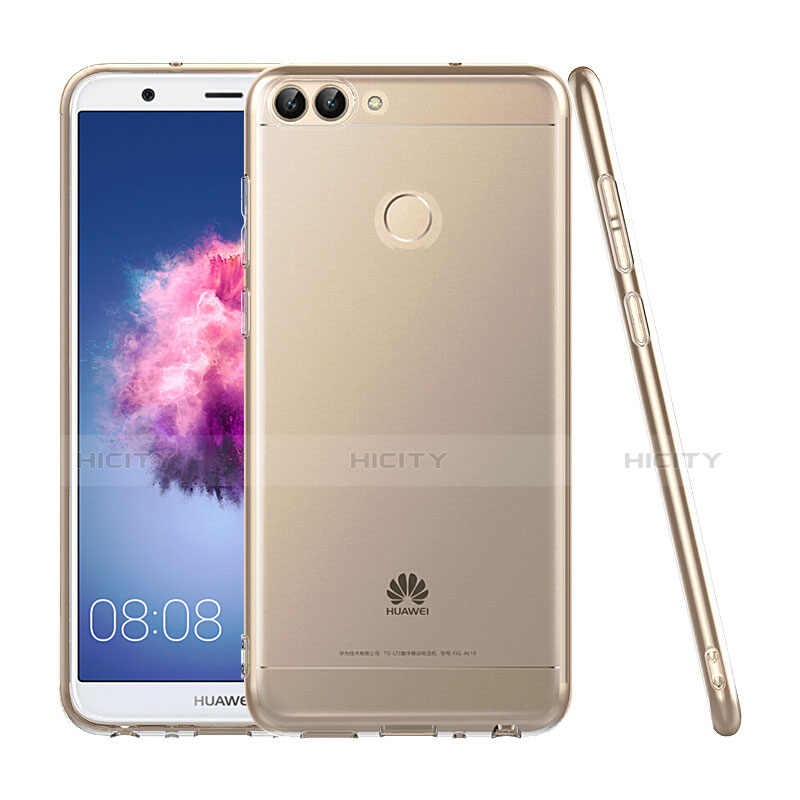 Huawei Enjoy 7S用極薄ソフトケース シリコンケース 耐衝撃 全面保護 クリア透明 カバー ファーウェイ クリア