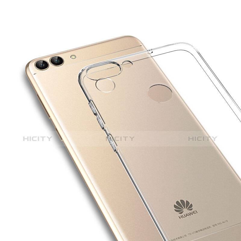 Huawei Enjoy 7S用極薄ソフトケース シリコンケース 耐衝撃 全面保護 クリア透明 カバー ファーウェイ クリア