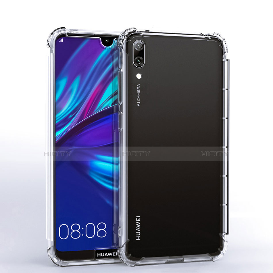 Huawei Enjoy 9用極薄ソフトケース シリコンケース 耐衝撃 全面保護 クリア透明 H02 ファーウェイ 