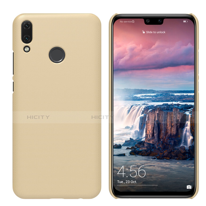 Huawei Enjoy 9 Plus用ハードケース プラスチック 質感もマット M02 ファーウェイ ゴールド