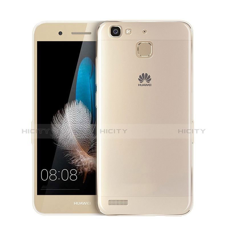 Huawei G8 Mini用極薄ソフトケース シリコンケース 耐衝撃 全面保護 クリア透明 T01 ファーウェイ クリア