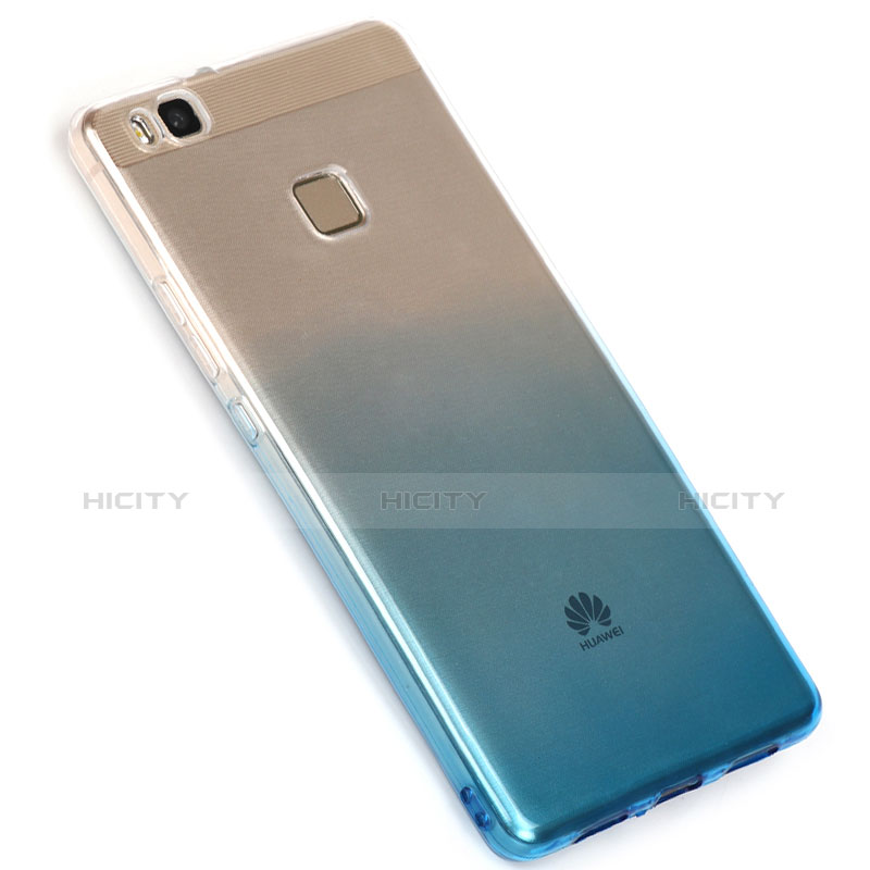 Huawei G9 Lite用極薄ソフトケース グラデーション 勾配色 クリア透明 G01 ファーウェイ ネイビー