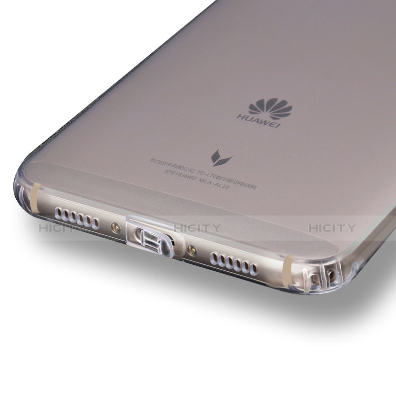 Huawei G9 Plus用極薄ソフトケース シリコンケース 耐衝撃 全面保護 クリア透明 R01 ファーウェイ クリア