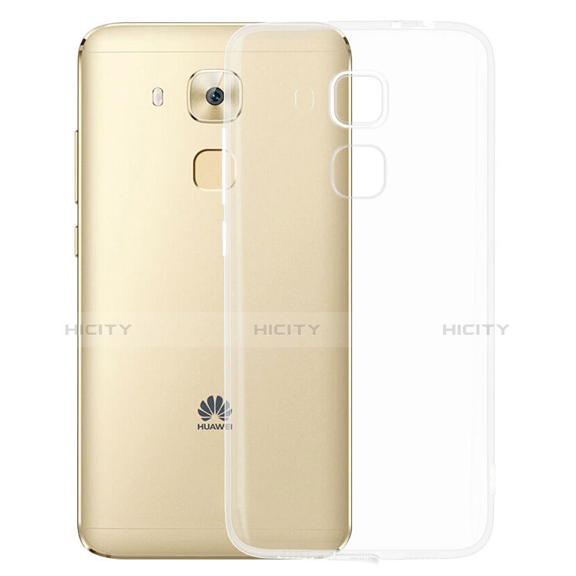 Huawei G9 Plus用極薄ソフトケース シリコンケース 耐衝撃 全面保護 クリア透明 T03 ファーウェイ クリア