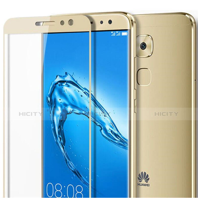 Huawei G9 Plus用強化ガラス フル液晶保護フィルム ファーウェイ ゴールド