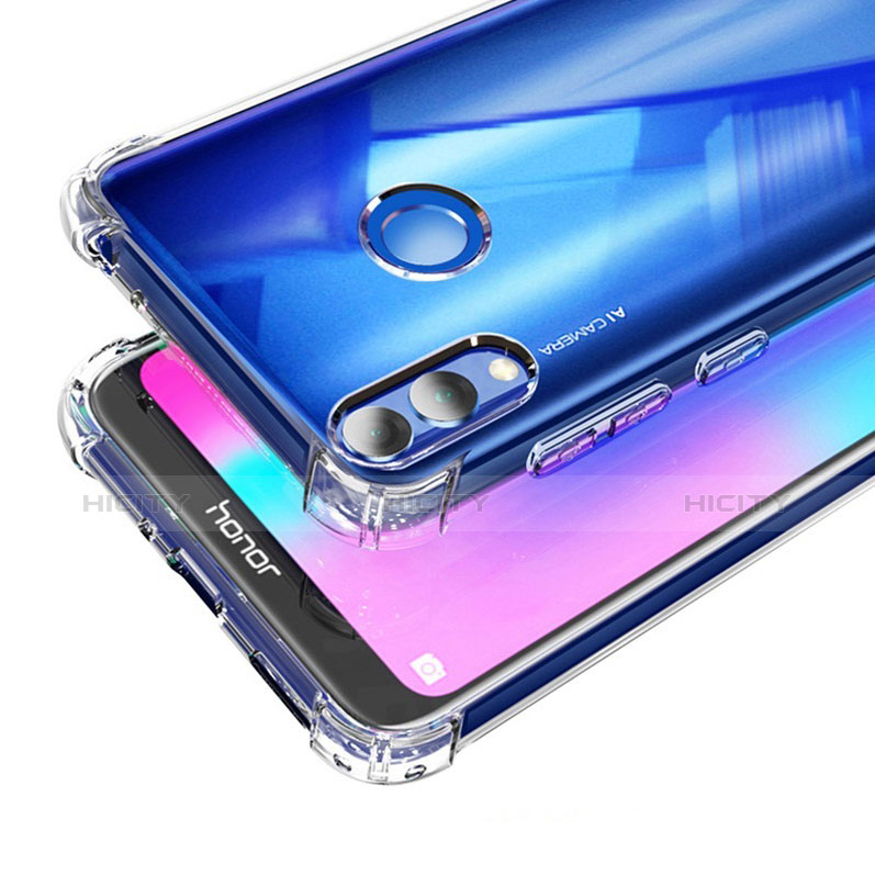 Huawei Honor 10 Lite用極薄ソフトケース シリコンケース 耐衝撃 全面保護 クリア透明 H02 ファーウェイ 