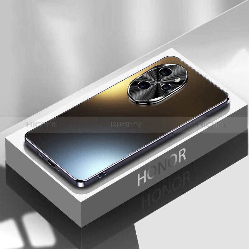 Huawei Honor 100 Pro 5G用ハードケース プラスチック 質感もマット カバー TB2 ファーウェイ ブラック