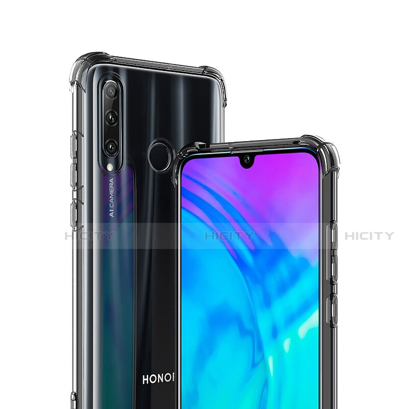 Huawei Honor 10i用極薄ソフトケース シリコンケース 耐衝撃 全面保護 クリア透明 T02 ファーウェイ クリア