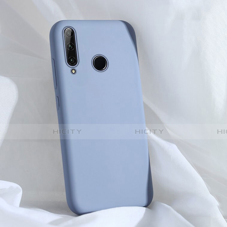 Huawei Honor 20E用360度 フルカバー極薄ソフトケース シリコンケース 耐衝撃 全面保護 バンパー C01 ファーウェイ グレー