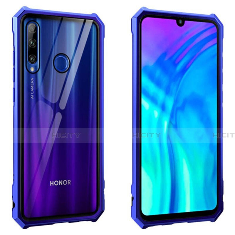 Huawei Honor 20E用ケース 高級感 手触り良い アルミメタル 製の金属製 360度 フルカバーバンパー 鏡面 カバー T02 ファーウェイ 