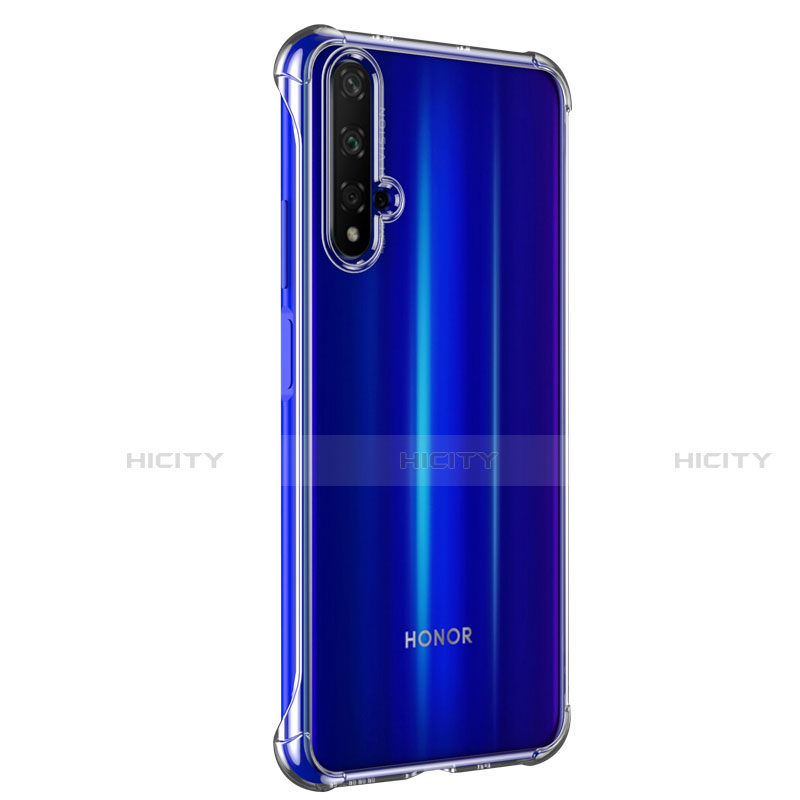 Huawei Honor 20S用極薄ソフトケース シリコンケース 耐衝撃 全面保護 クリア透明 T02 ファーウェイ クリア