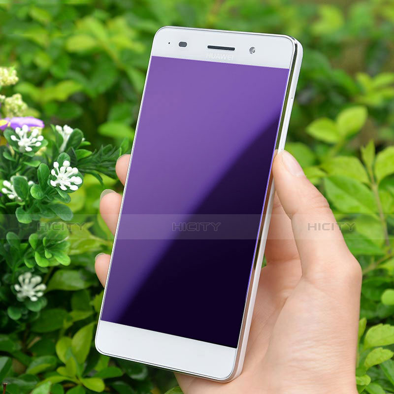 Huawei Honor 4A用アンチグレア ブルーライト 強化ガラス 液晶保護フィルム ファーウェイ ネイビー