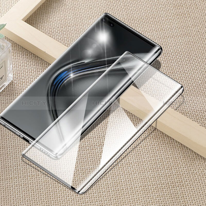 Huawei Honor 50 Pro 5G用強化ガラス フル液晶保護フィルム F07 ファーウェイ ブラック