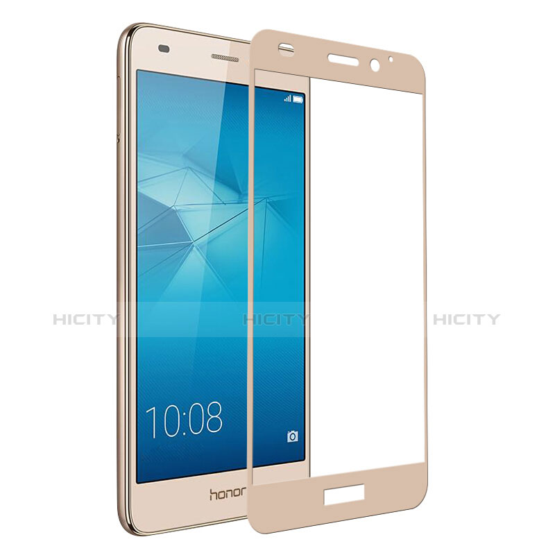 Huawei Honor 5C用強化ガラス フル液晶保護フィルム ファーウェイ ゴールド