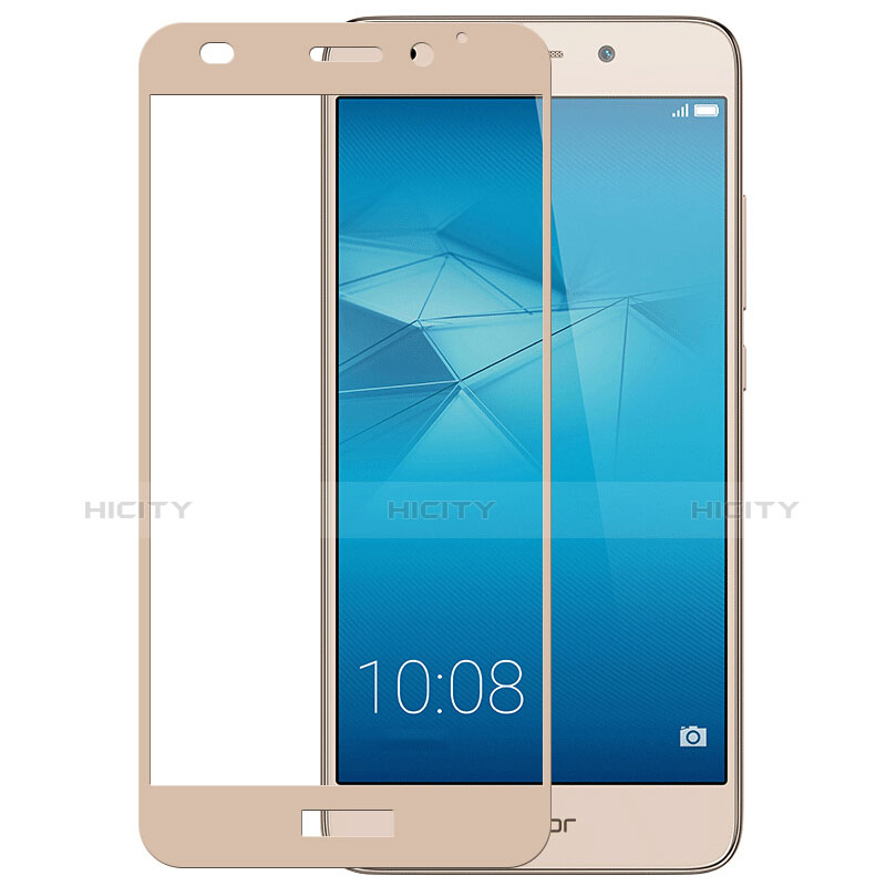 Huawei Honor 5C用強化ガラス フル液晶保護フィルム ファーウェイ ゴールド